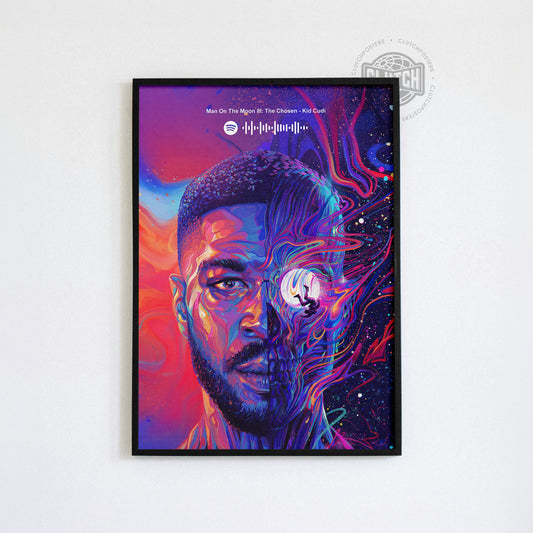 Kid Cudi 'Man On The Moon III' Spotify Poster