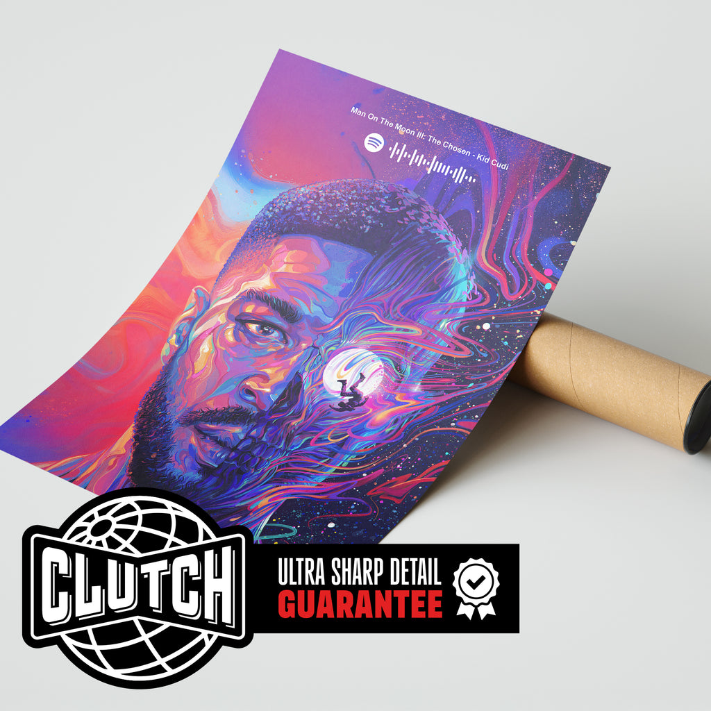 Kid Cudi 'Man On The Moon III' Spotify Poster