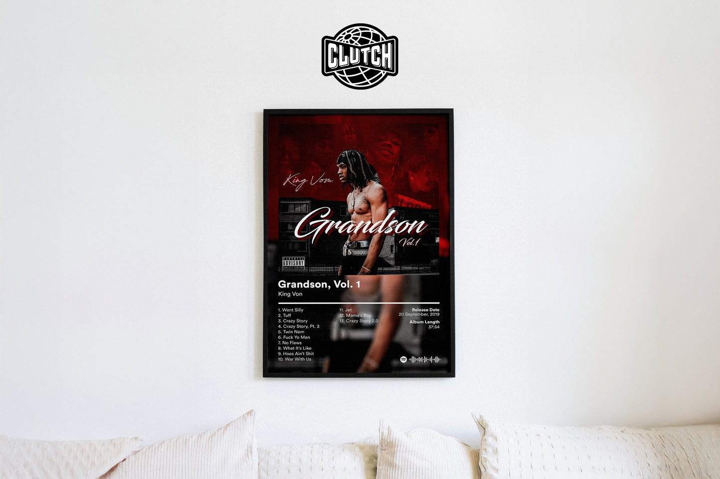 King Von 'Grandson Vol. 1' Album Poster