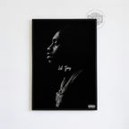 Lil Tjay B&W Poster