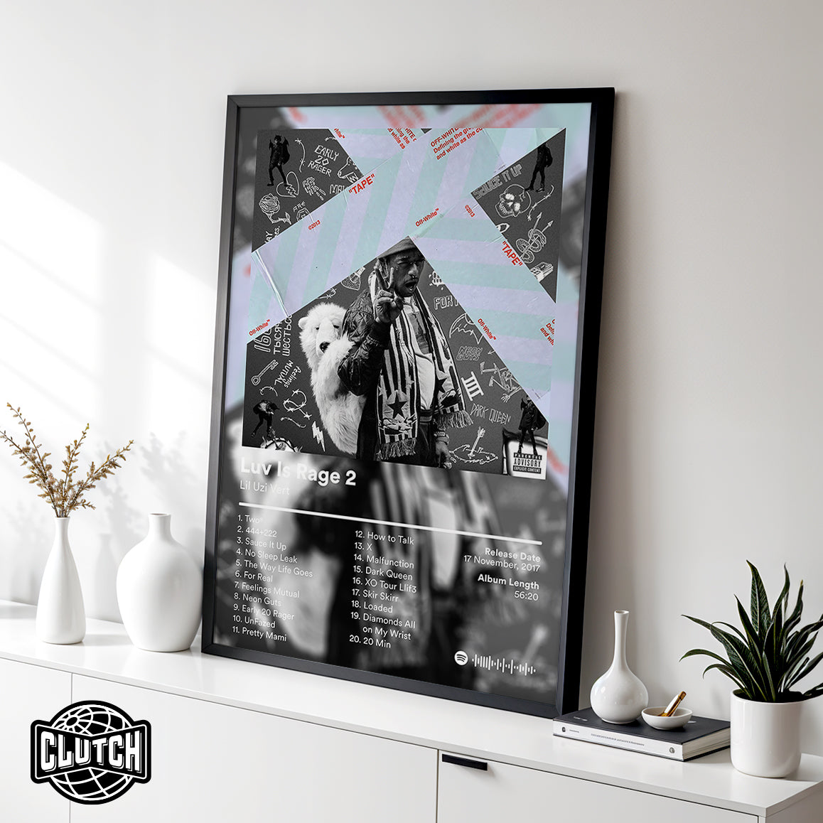 Lil Uzi Vert 'Luv Is Rage 2' Album Poster