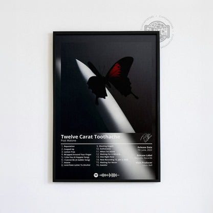 Post Malone 'Twelve Carat Toothache' Album Poster