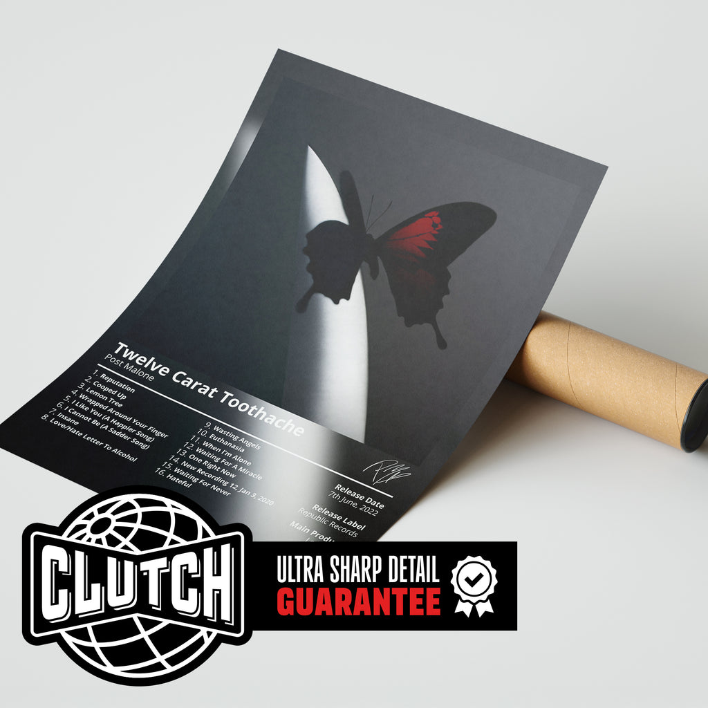 Post Malone 'Twelve Carat Toothache' Album Poster