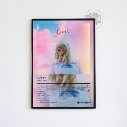 Taylor Swift 'Lover' Album Poster