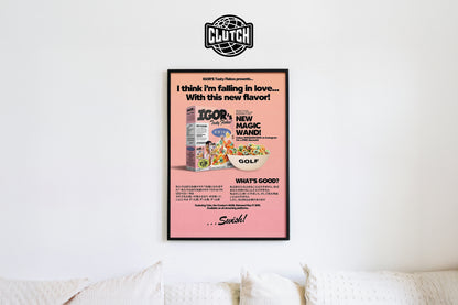 Tyler The Creator 'Igor Cereal' Poster