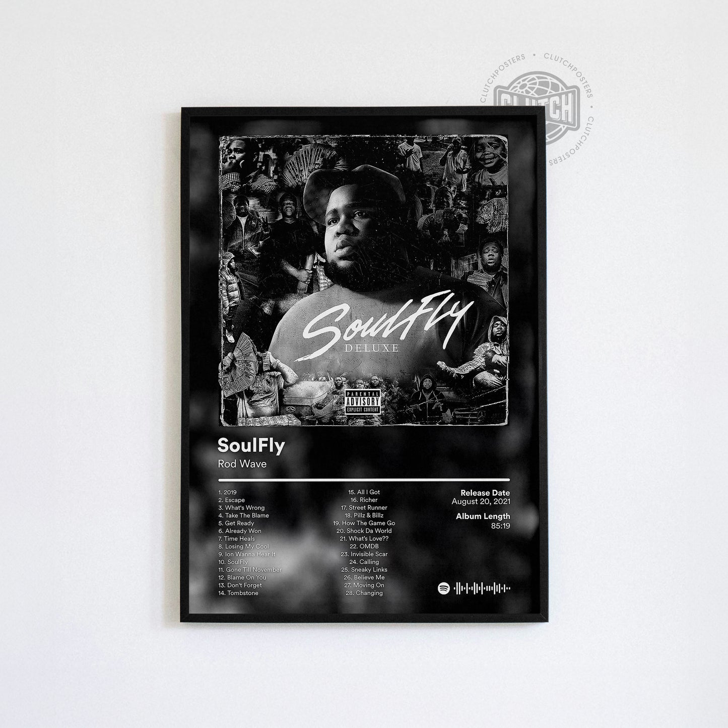 Rod Wave 'SoulFly' (Deluxe) Album Poster