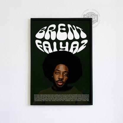 Brent Faiyaz 'Green Vision' Poster