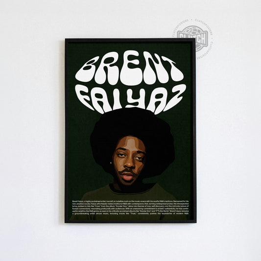 Brent Faiyaz 'Green Vision' Poster
