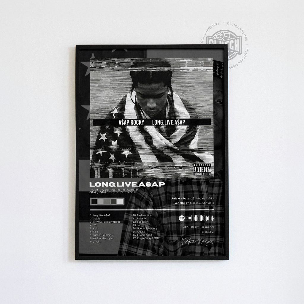 Asap Rocky 'Long Live A$ap' Album Poster