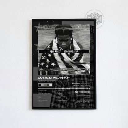 Asap Rocky 'Long Live A$ap' Album Poster