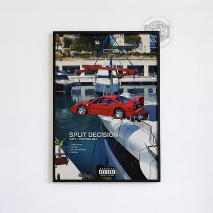 Central Cee Split Decision Poster