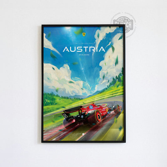 Austrian Grand Prix F1 Poster