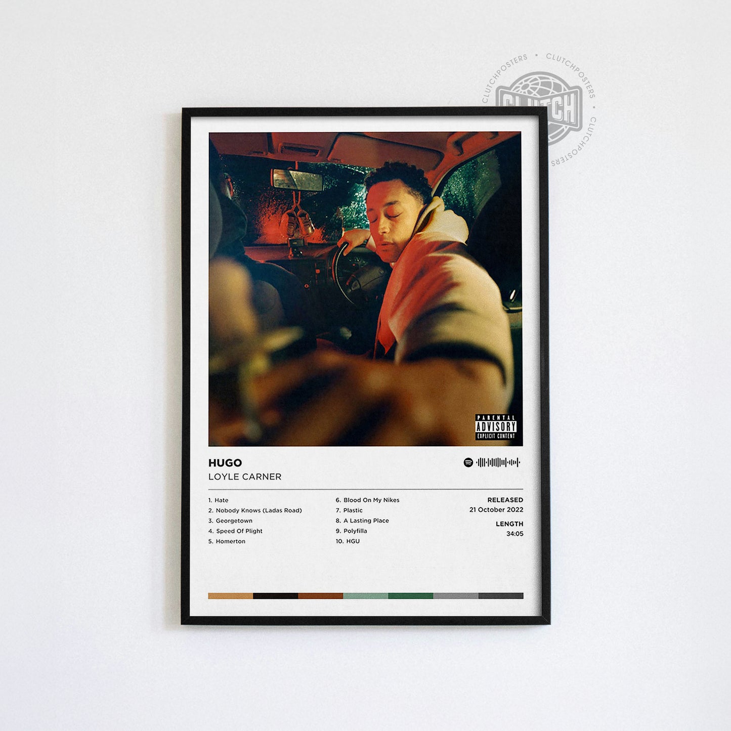 Loyle Carner 'Hugo' Album Poster
