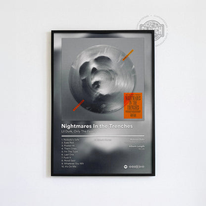 Lil Durk 'Nightmares In The Trenches' Album Poster