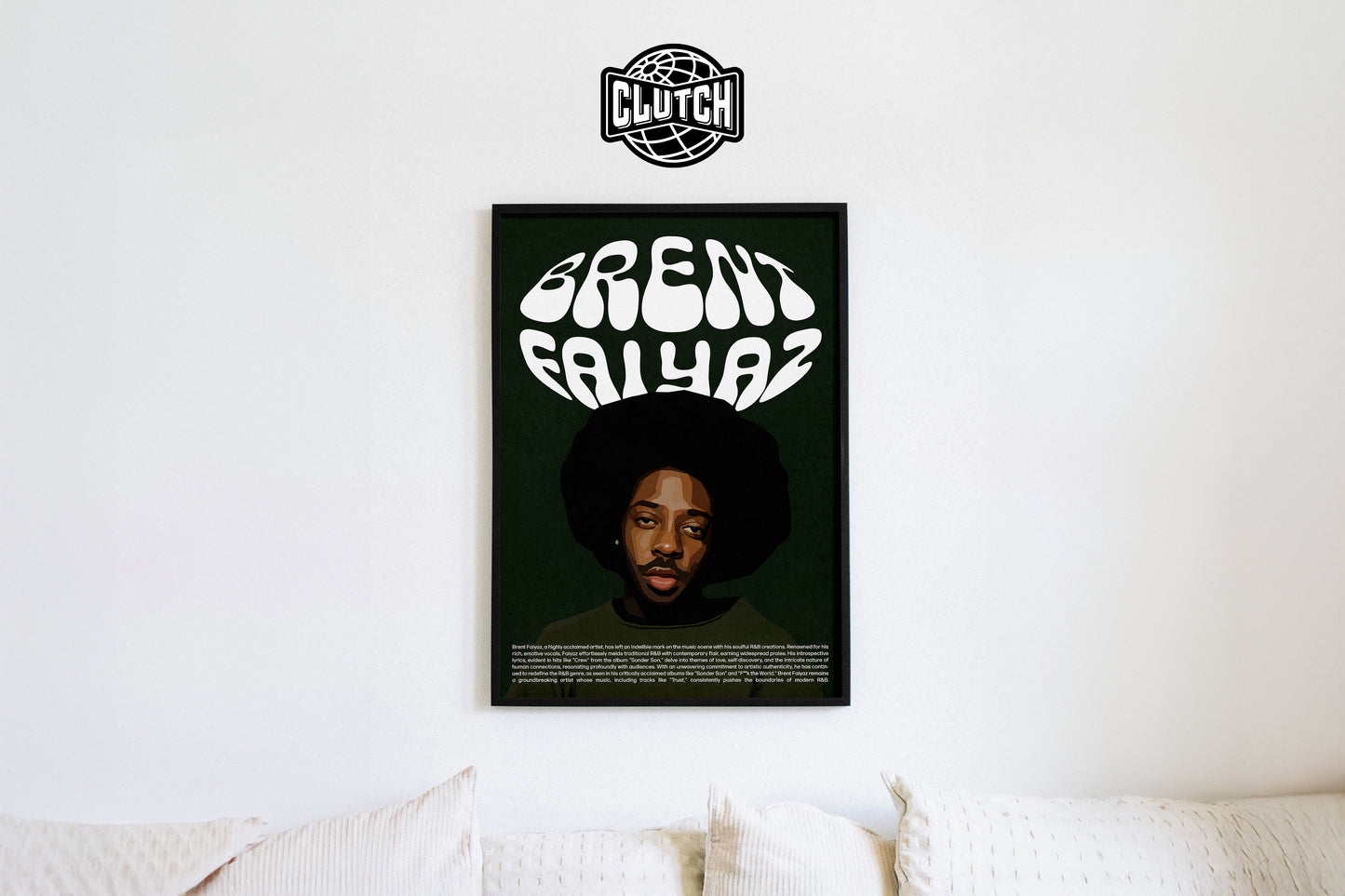 Brent Faiyaz 'Green Vision' Poster