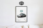 Porsche 930 'CORE' Car Poster
