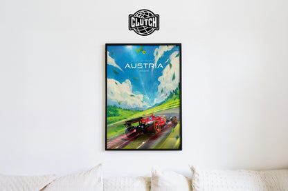 Austrian Grand Prix F1 Poster