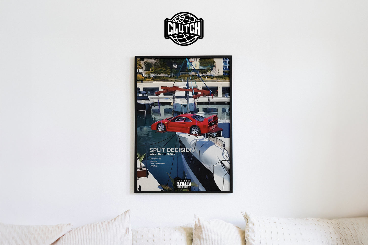 Central Cee Split Decision Poster