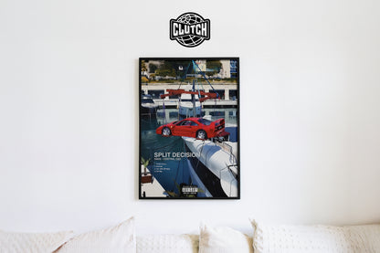 Central Cee Split Decision Poster