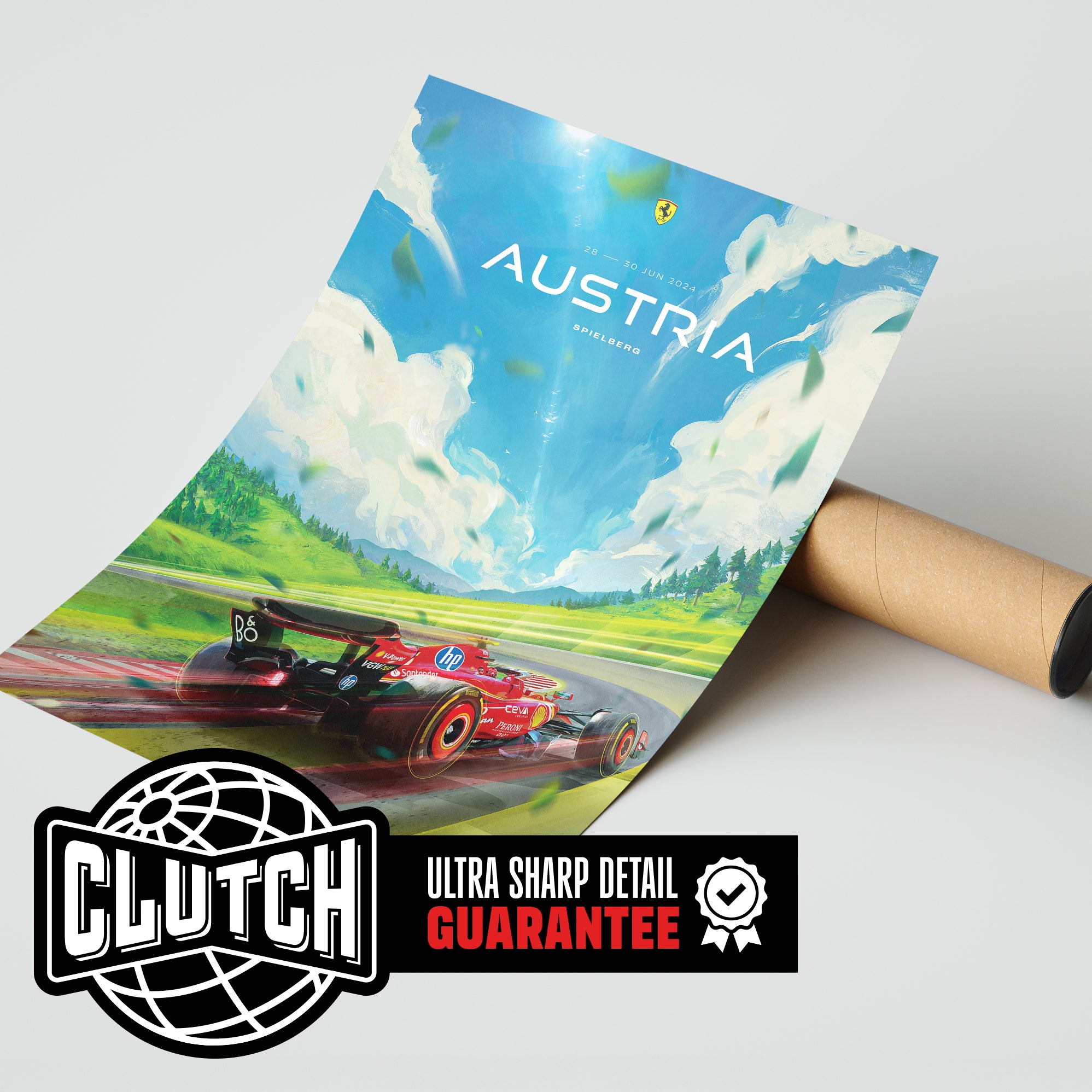 Austrian Grand Prix F1 Poster