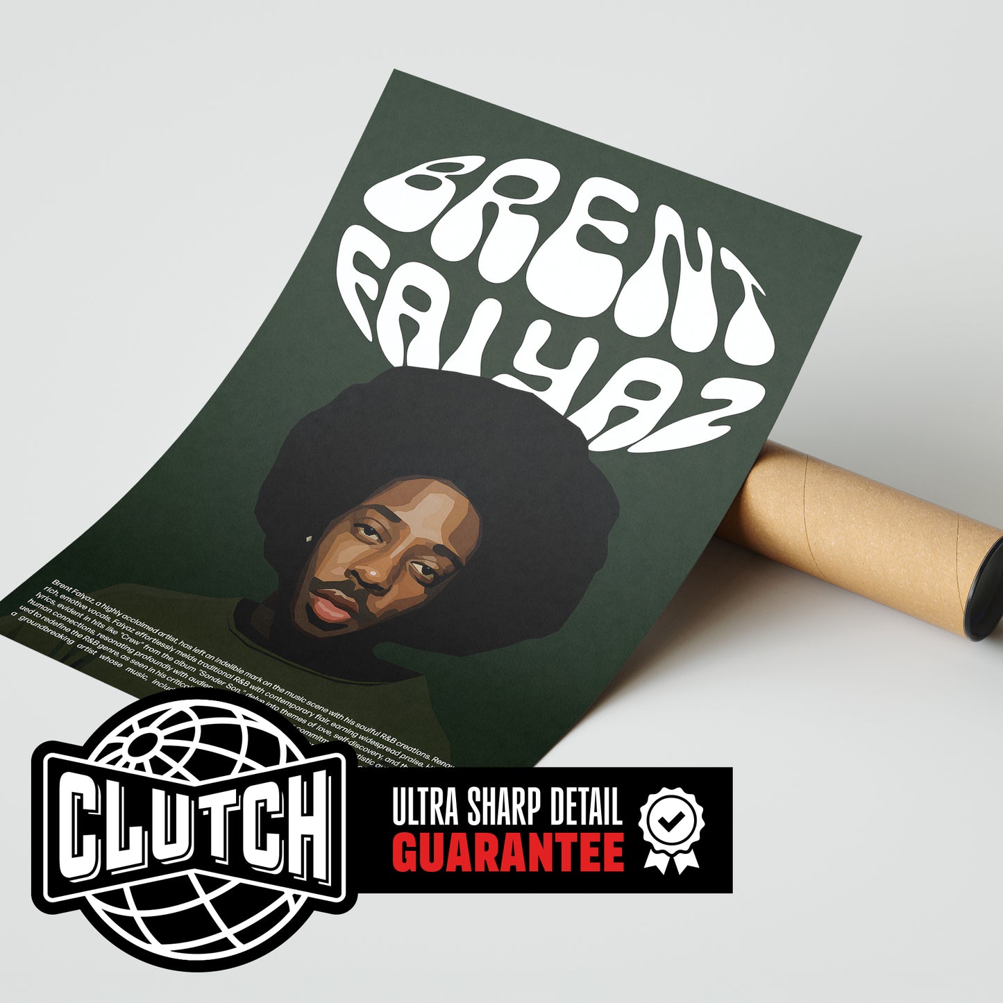 Brent Faiyaz 'Green Vision' Poster