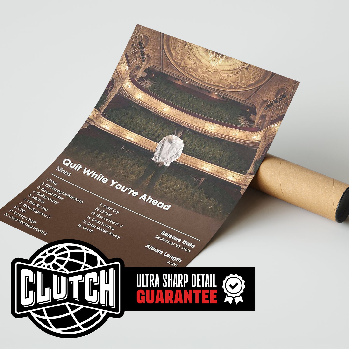 Nines 'Quit While You're On Top' Album Poster