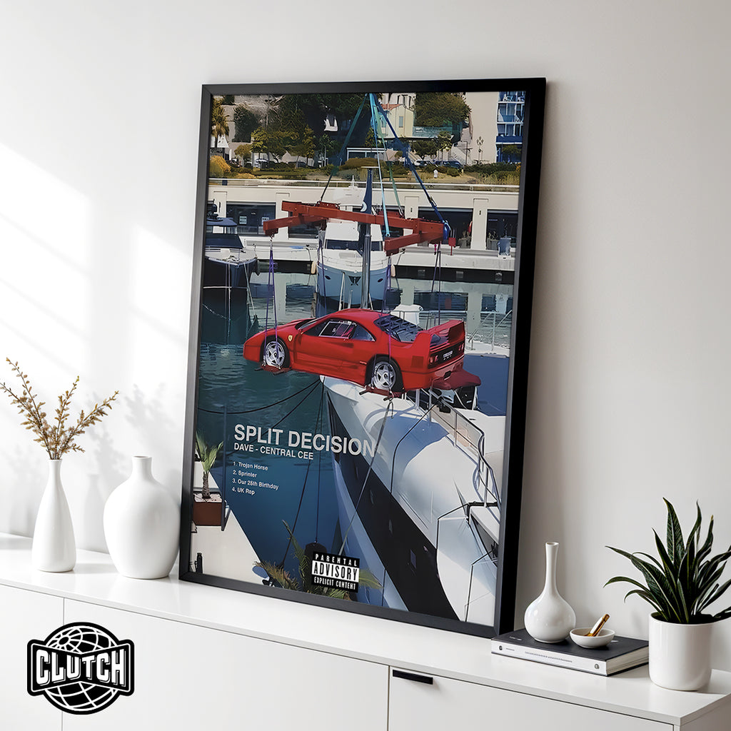 Central Cee Split Decision Poster