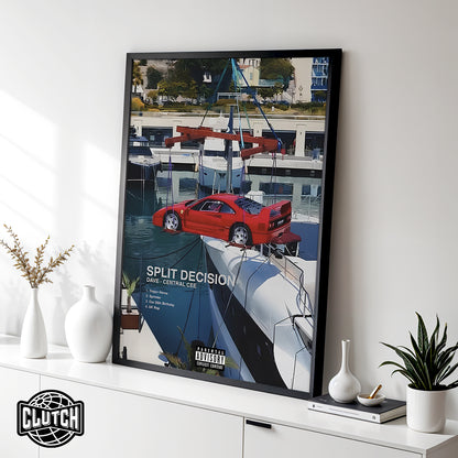 Central Cee Split Decision Poster