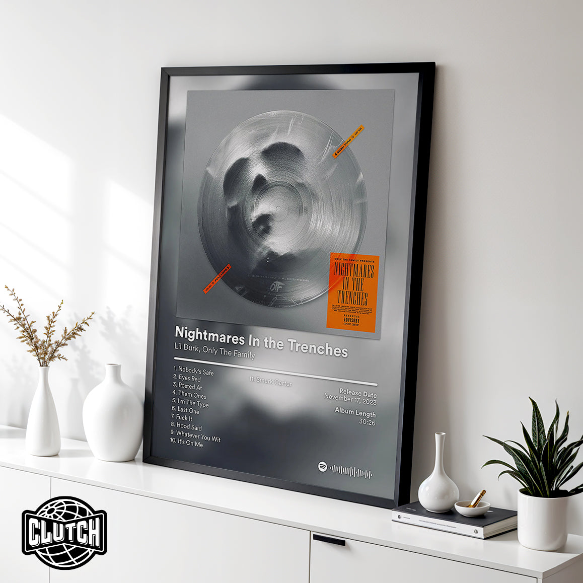 Lil Durk 'Nightmares In The Trenches' Album Poster