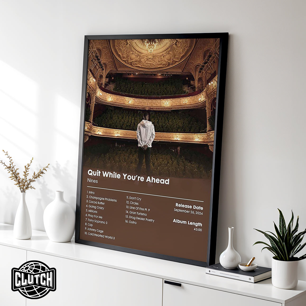 Nines 'Quit While You're On Top' Album Poster