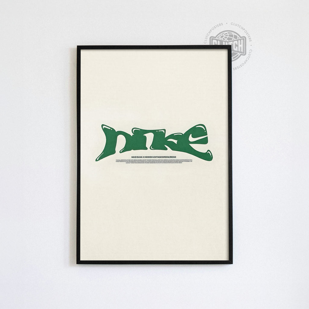 Nike Green Poster