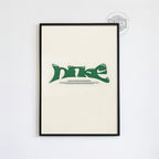 Nike Green Poster