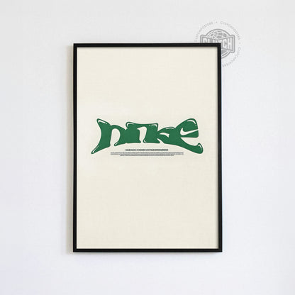 Nike Green Poster