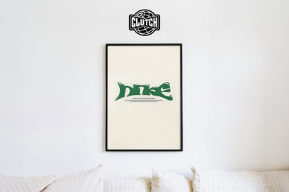 Nike Green Poster