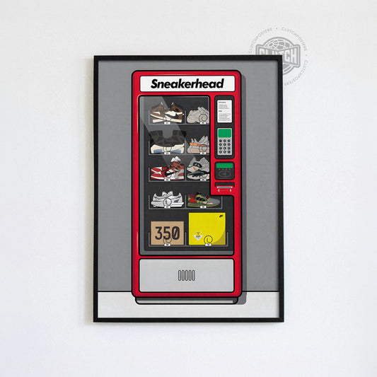 Sneaker Vending Machine Poster