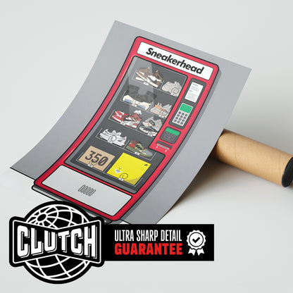 Sneaker Vending Machine Poster