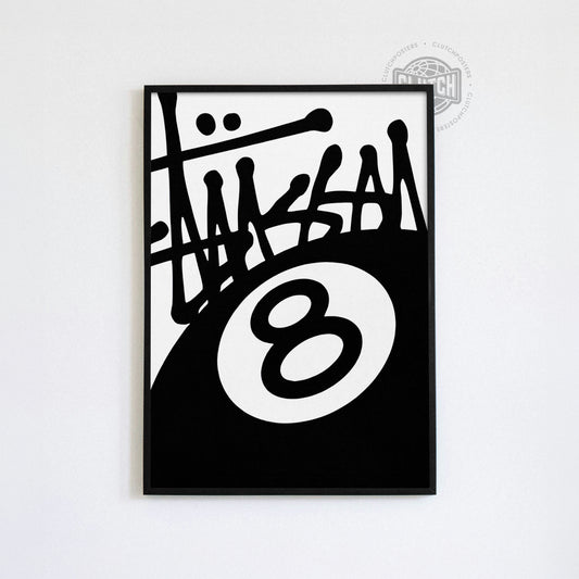 Stussy 8 Ball Poster