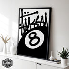 Stussy 8 Ball Poster
