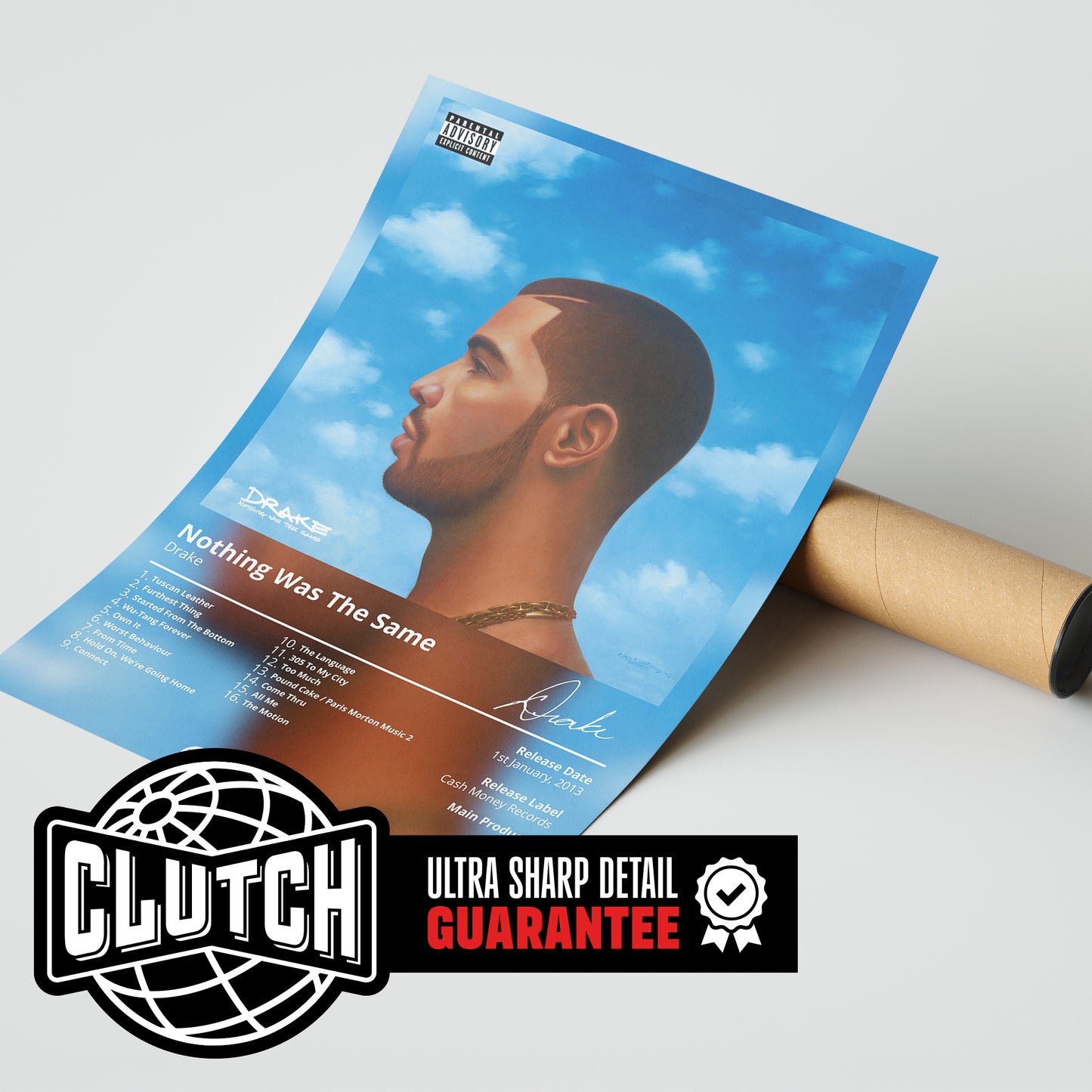 Drake 'Nothing Was The Same' Album Poster