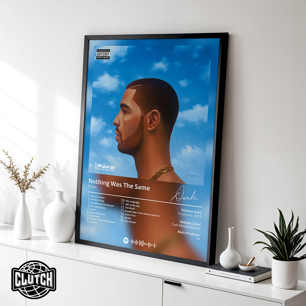 Drake 'Nothing Was The Same' Album Poster