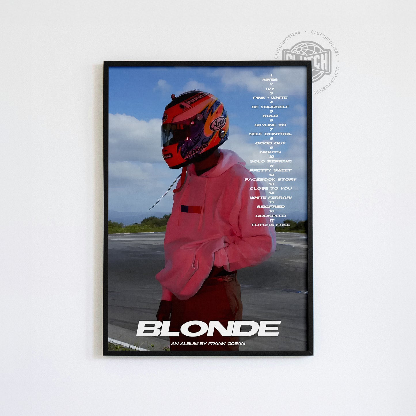Frank Ocean 'Blonde' Aesthetic Poster