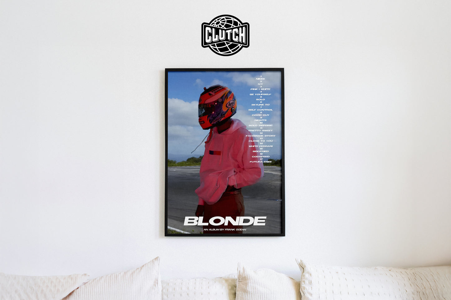 Frank Ocean 'Blonde' Aesthetic Poster