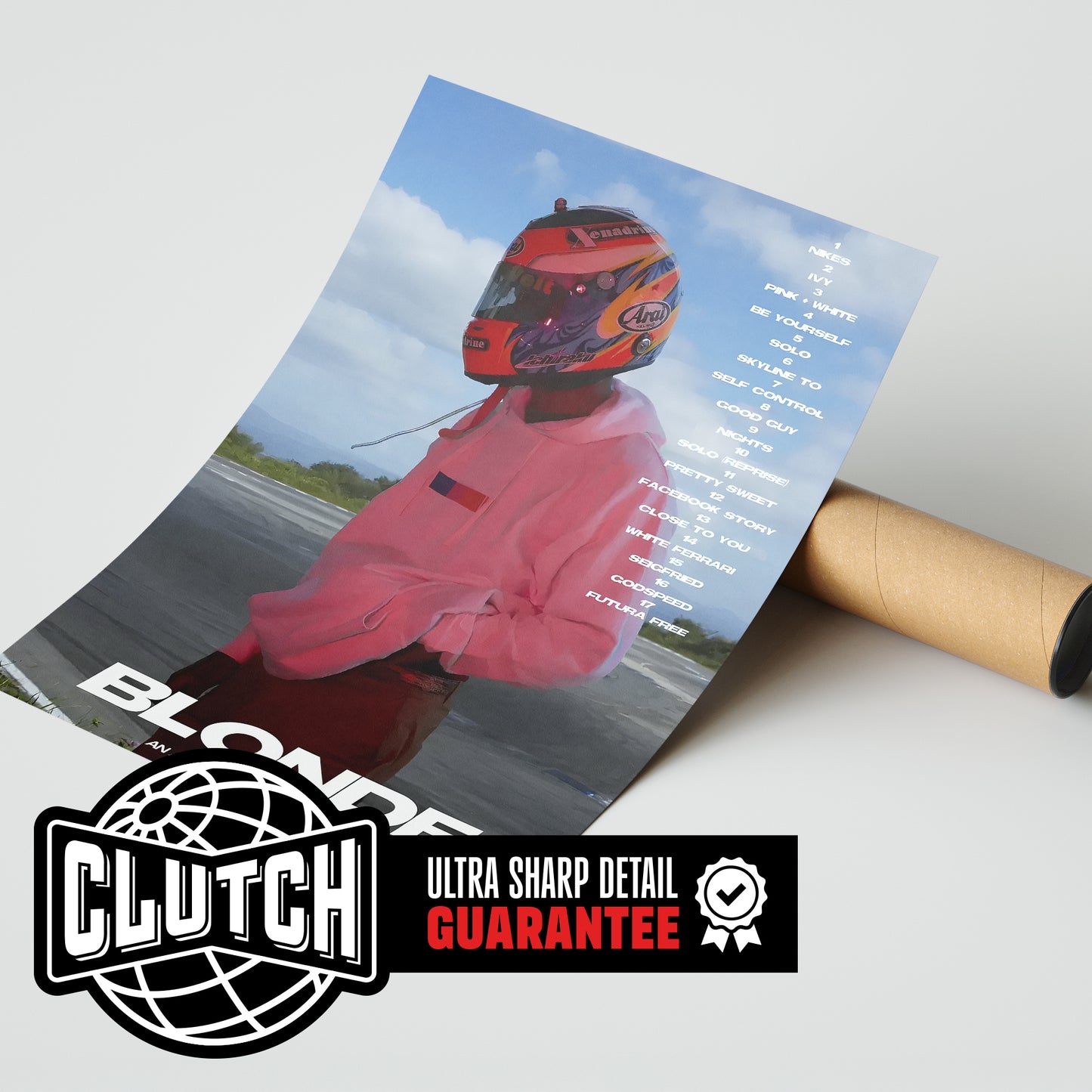 Frank Ocean 'Blonde' Aesthetic Poster