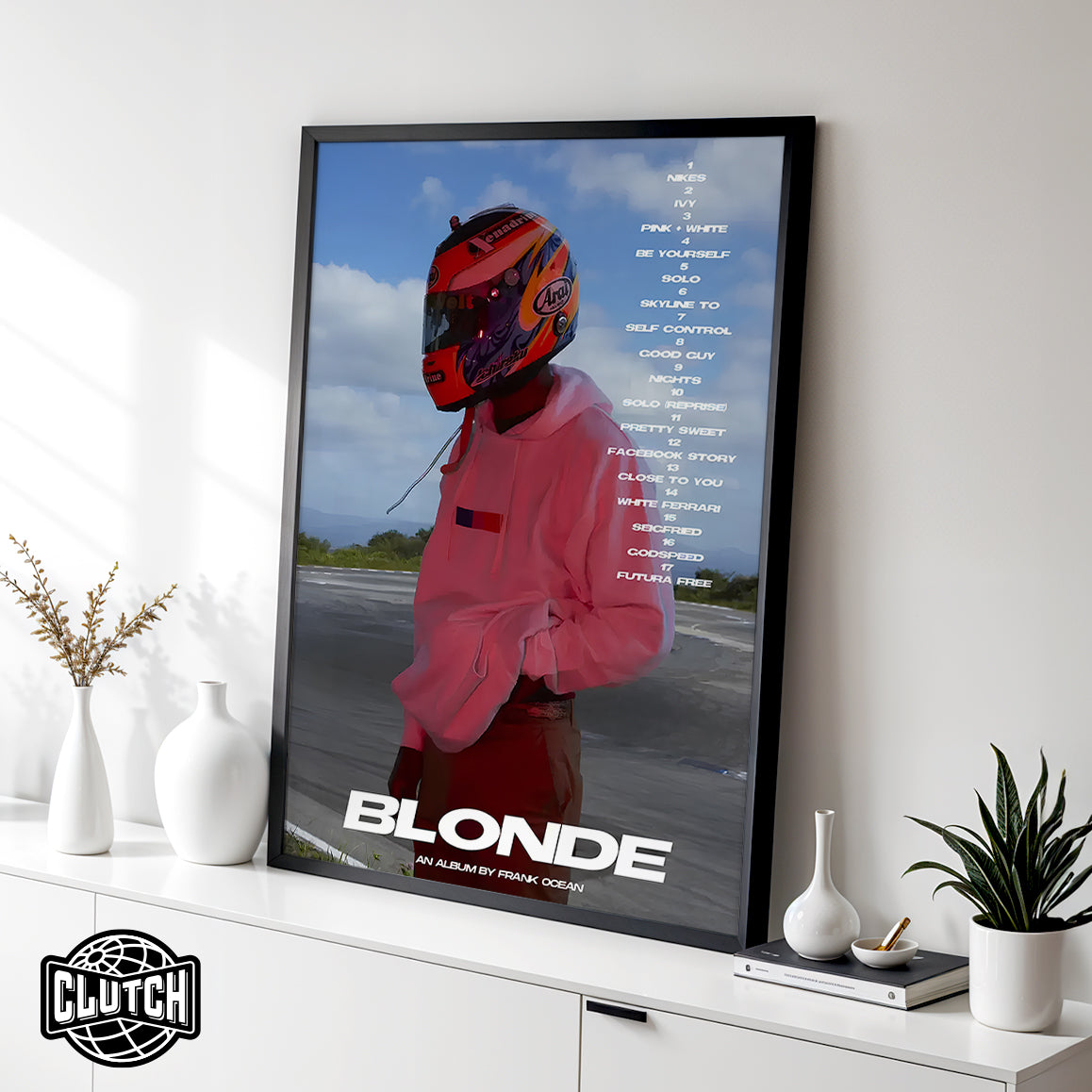 Frank Ocean 'Blonde' Aesthetic Poster