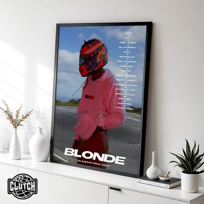 Frank Ocean 'Blonde' Aesthetic Poster