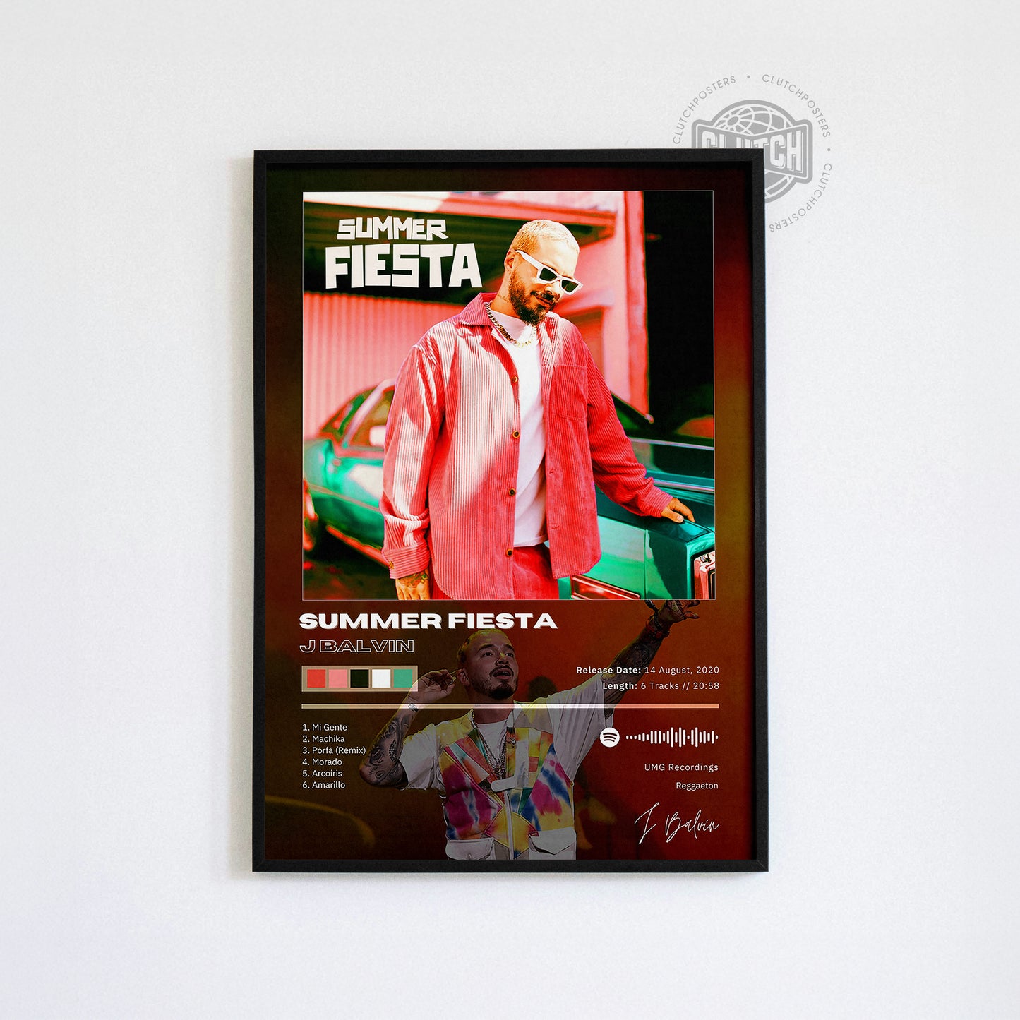J Balvin 'Summer Fiesta' Album Poster