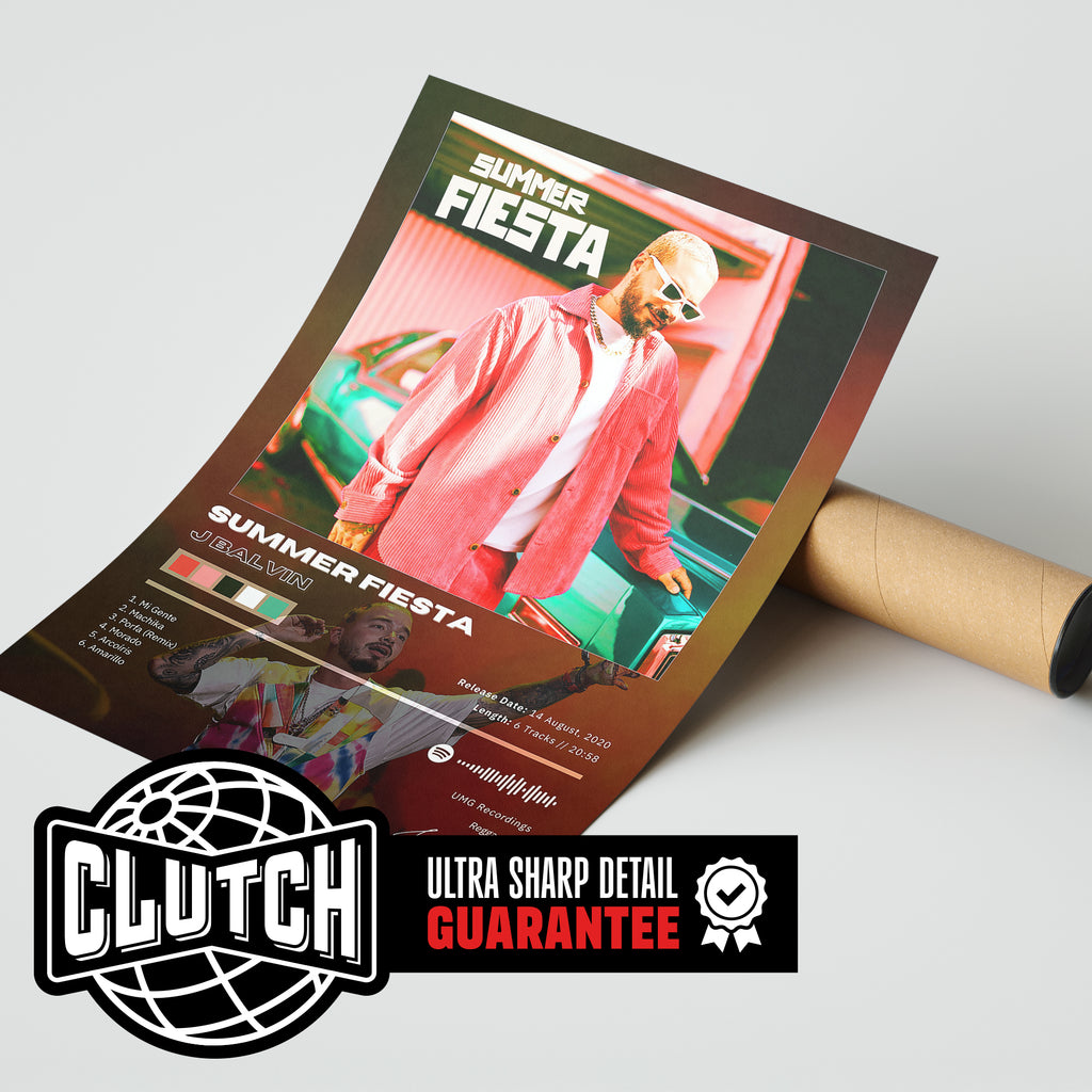 J Balvin 'Summer Fiesta' Album Poster