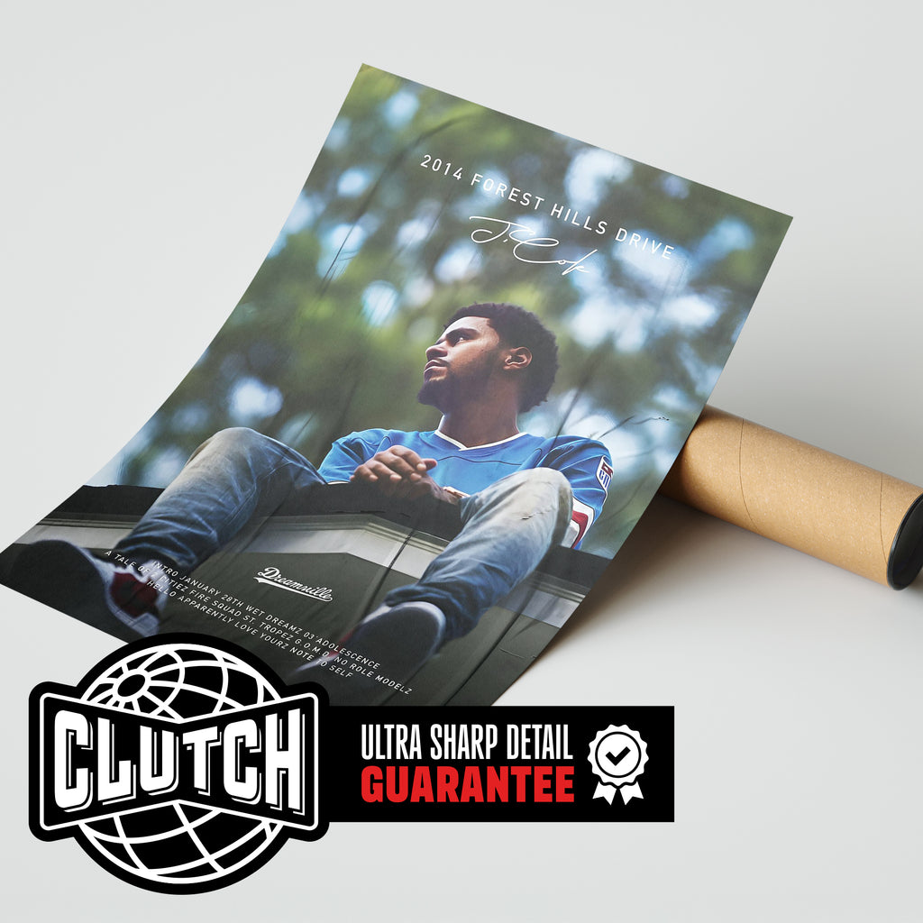 J Cole '2014 Forest Hills Drive' Poster