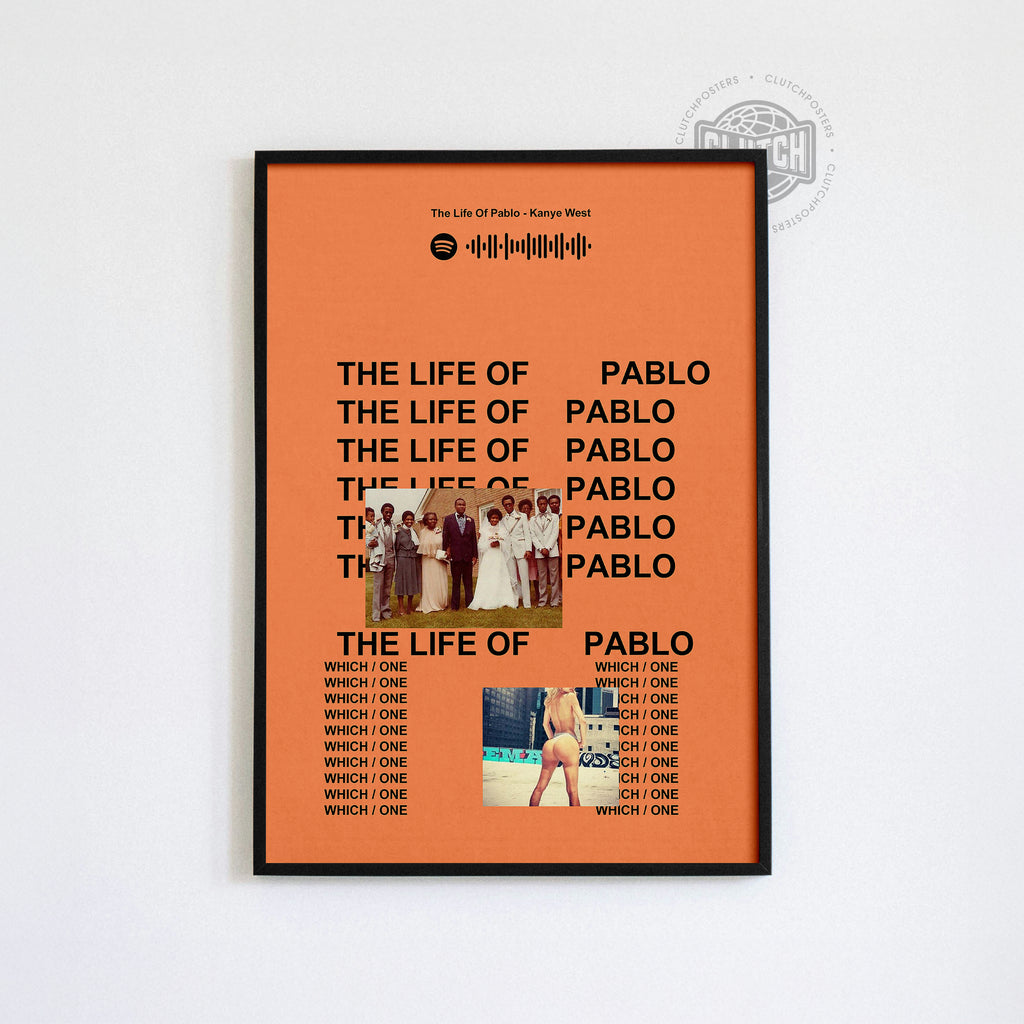Kanye West 'The Life Of Pablo' Spotify Poster