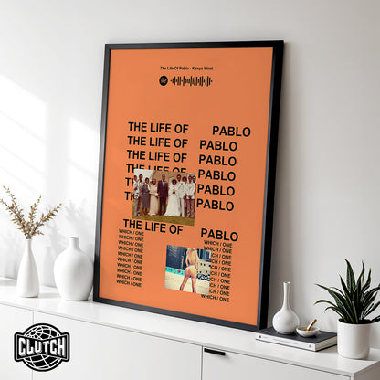 Kanye West 'The Life Of Pablo' Spotify Poster